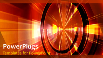 PowerPoint Template - An abstract technology network